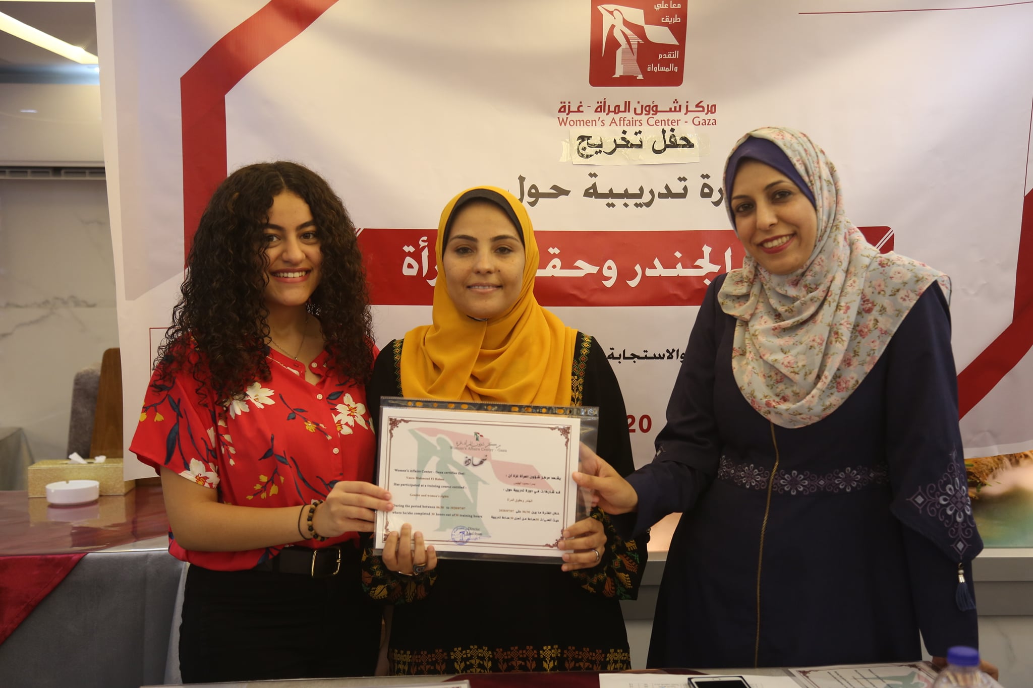 في يوم الشباب العالمي مركز شؤون المرأة يختتم تدريب "الجندر وحقوق المرأة" لطلبة|ات الجامعات